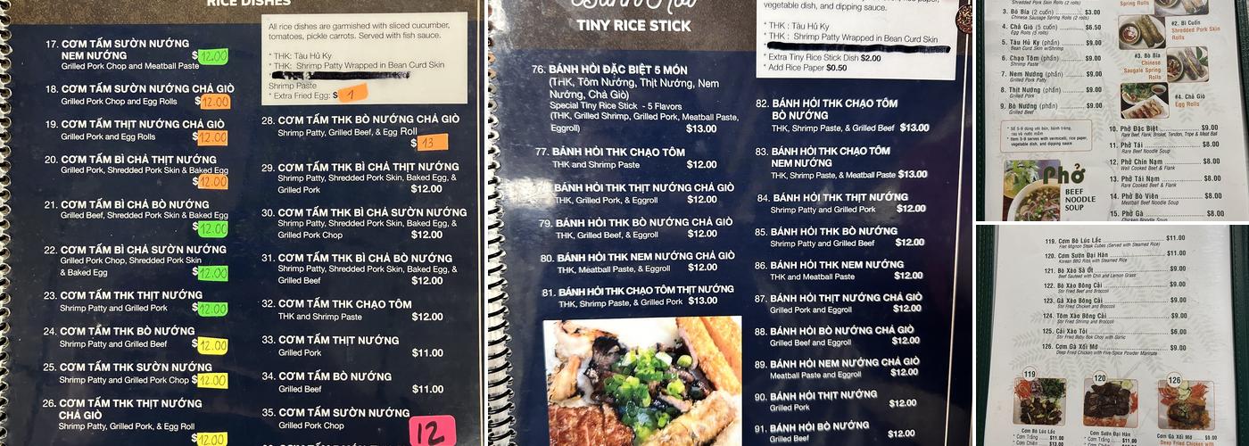Lá Me Menu