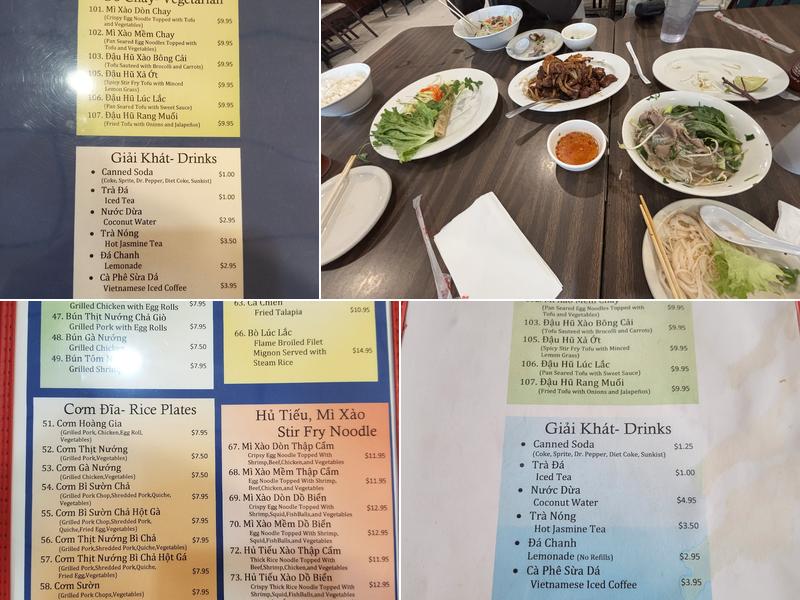 Cuu Long Quan Menu