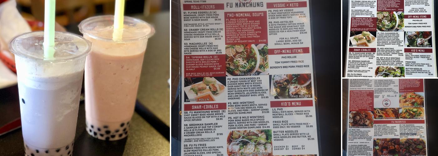Fu Manchung Menu