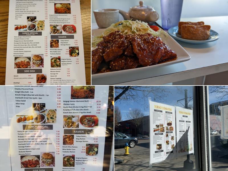 Tokyo Tonkatsu Menu