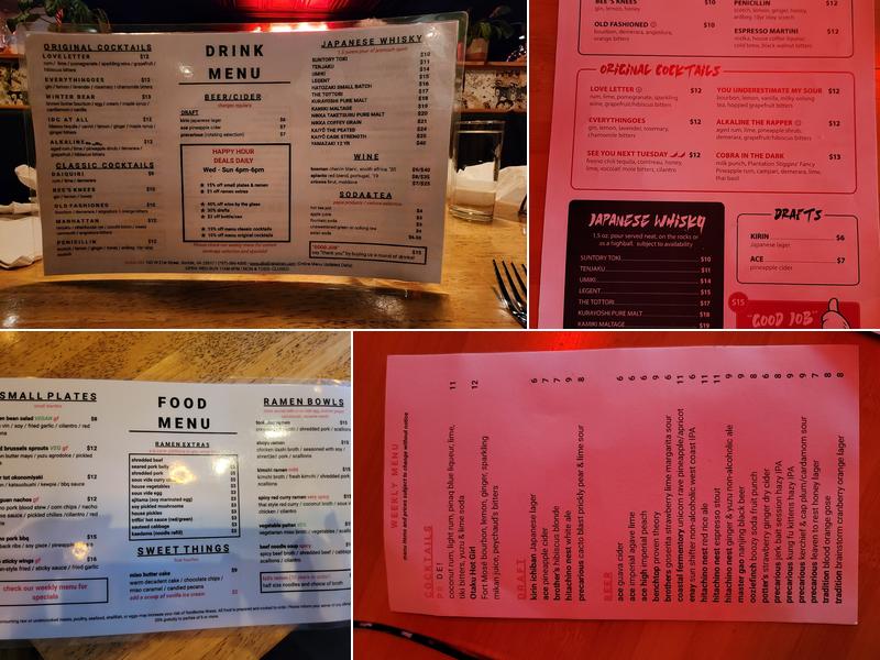 Alkaline Menu