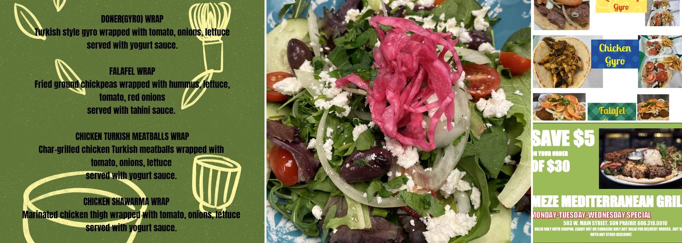 Meze Mediterranean Grill Menu