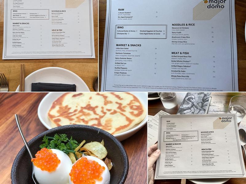 Majordomo Menu