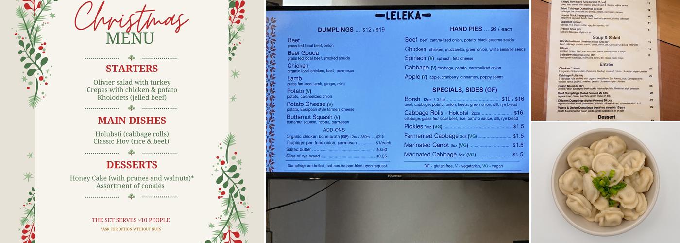 LELEKA Menu