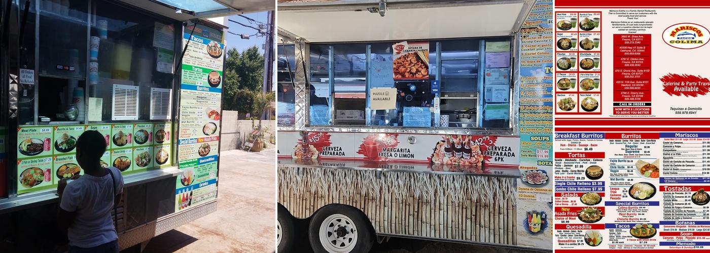 Mariscos Colima Menu