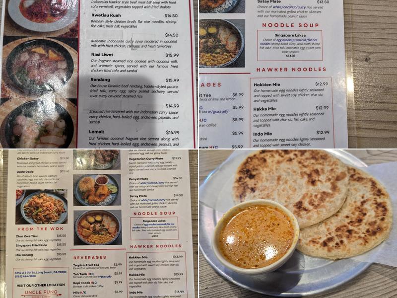 Uncle Fung Long Beach Menu