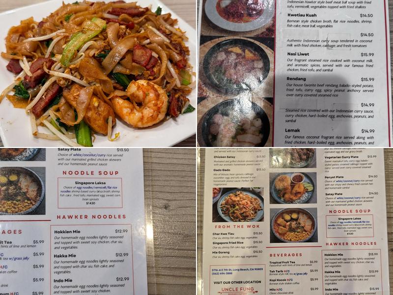 Uncle Fung Long Beach Menu