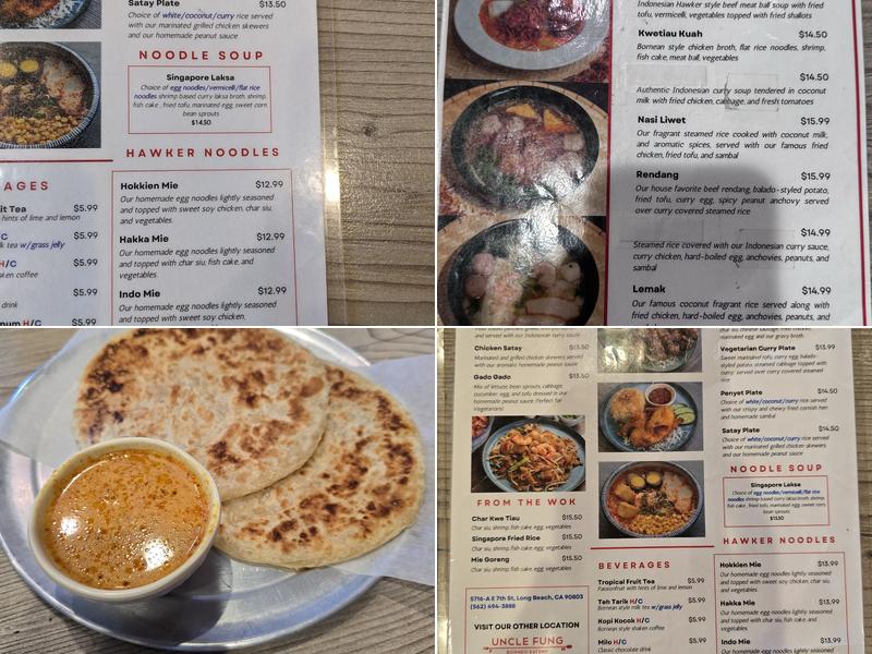 Uncle Fung Long Beach Menu