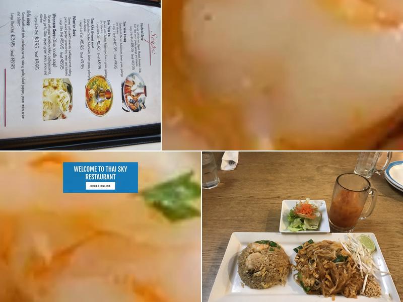 Thai Sky Restaurant Menu