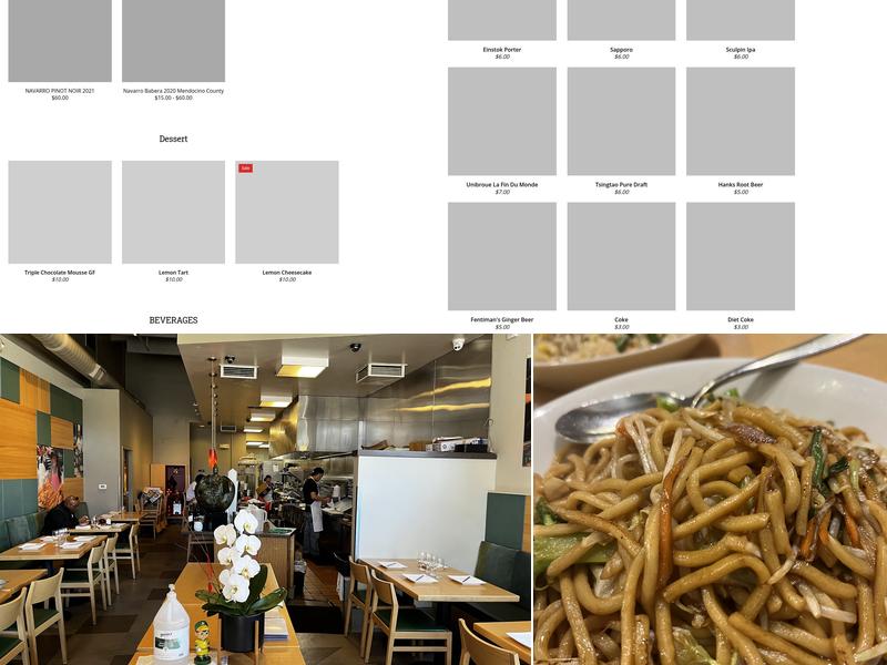 Lin Jia Asian Kitchen Menu