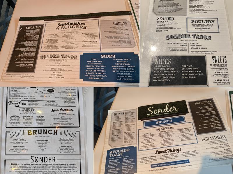 Sonder Menu