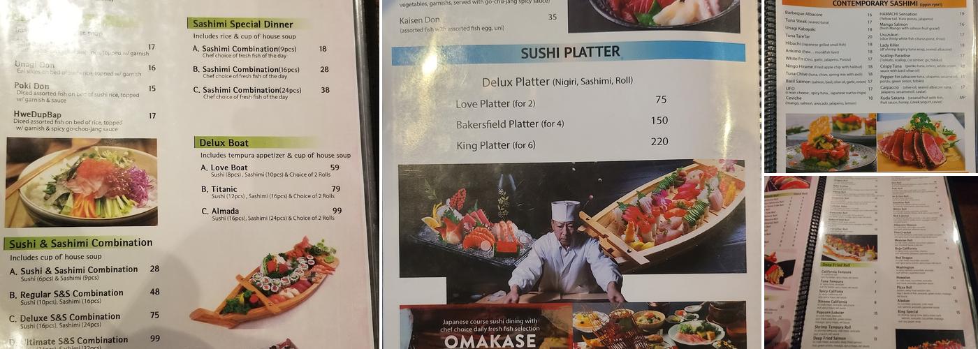 Kalbi King Korean BBQ & Sushi Menu