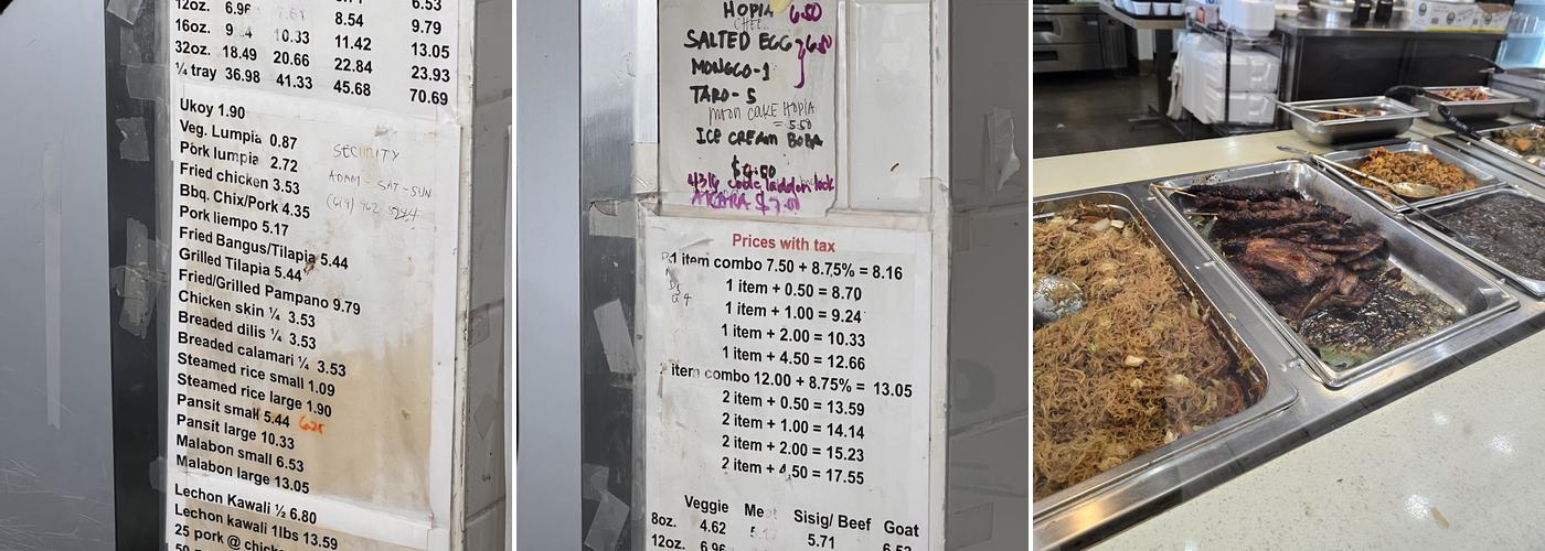 Lisa's Filipino Cuisine Menu