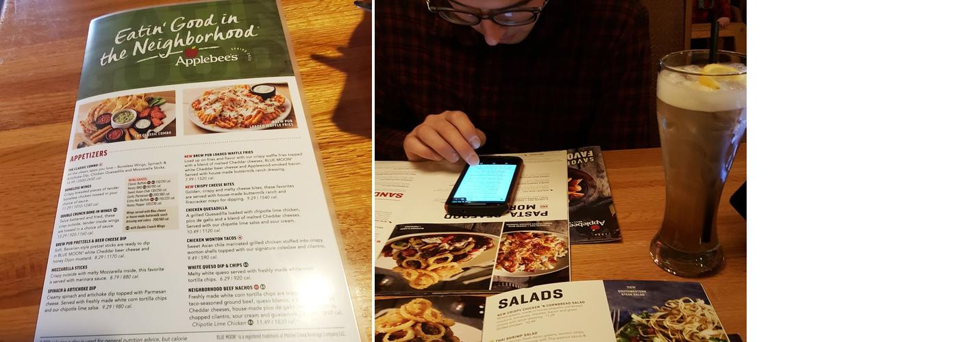 Applebee's Grill + Bar Menu