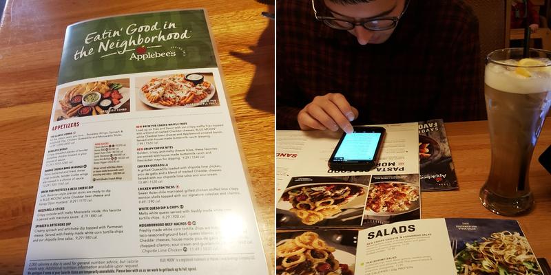 Applebee's Grill + Bar Menu