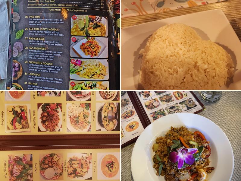 Thai Thai Oceanside Restaurant Menu