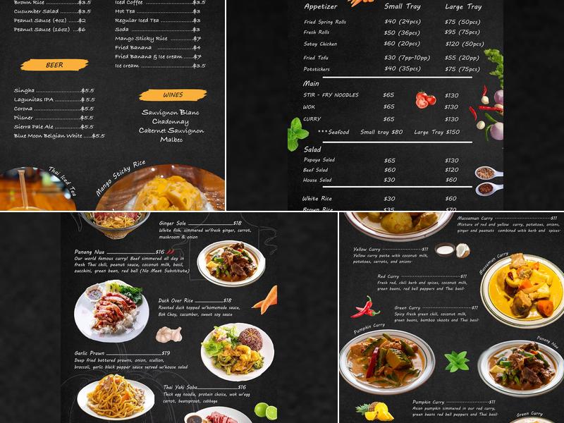 Little Plearn Thai Kitchen Menu