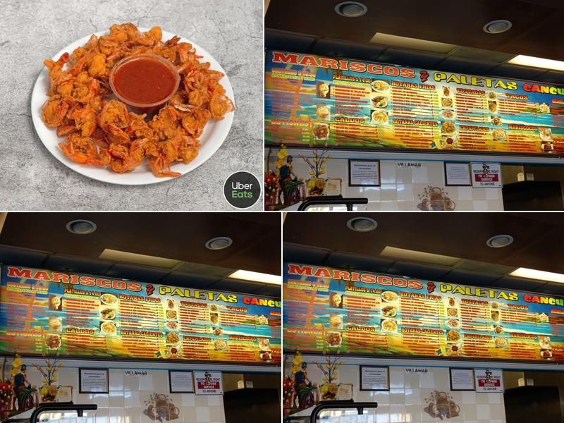 Mariscos Y Paletas Cancun Menu