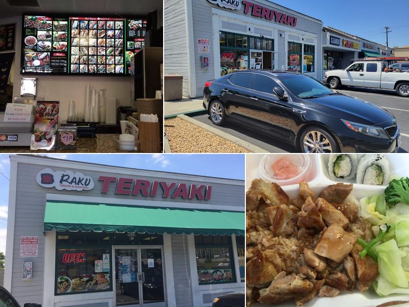 Raku Teriyaki and Sushi Roll 5416 Norwalk Blvd # B1, Whittier