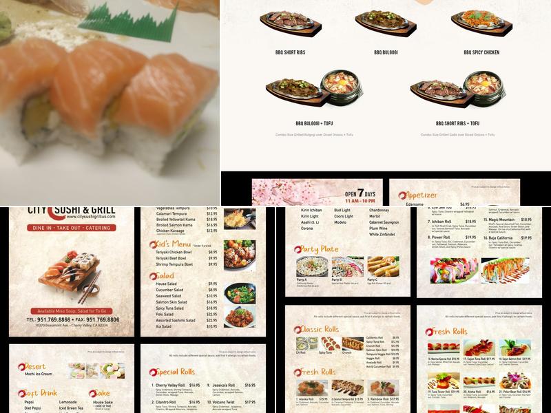 City Sushi & Grill Menu