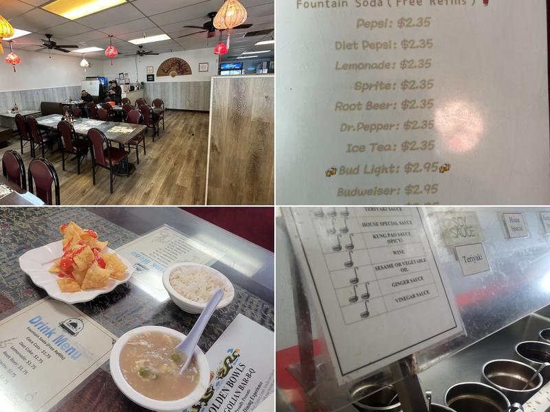 Golden Bowls Mongolian BBQ Menu