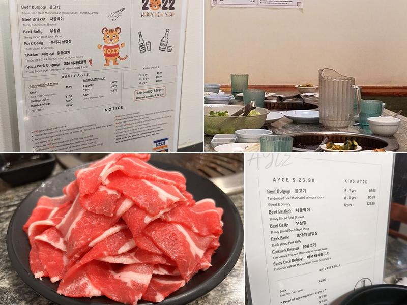 Furusato BBQ Menu