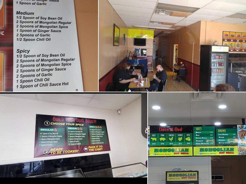 Mongolian Hot Grill Menu
