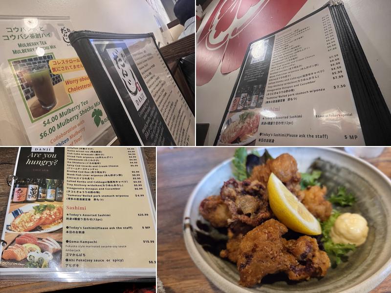 Izakaya Danji Honolulu Menu