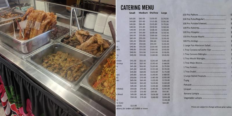 San Nicolas Chicharon Menu