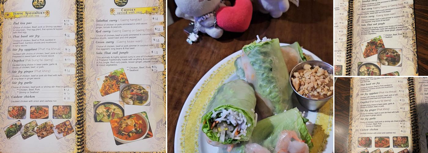 Sala Thai Menu