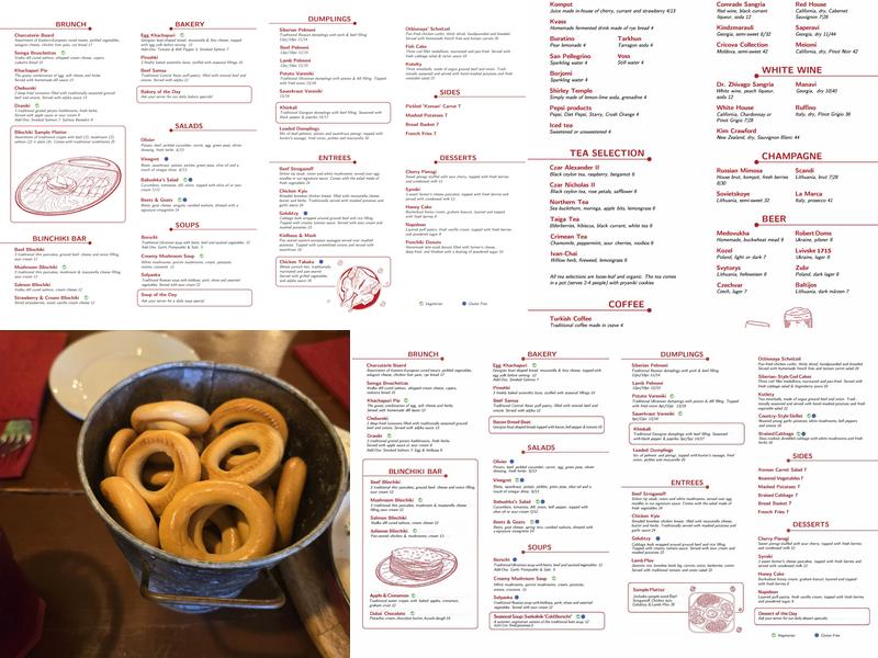 Babushka's - Temple Terrace Menu