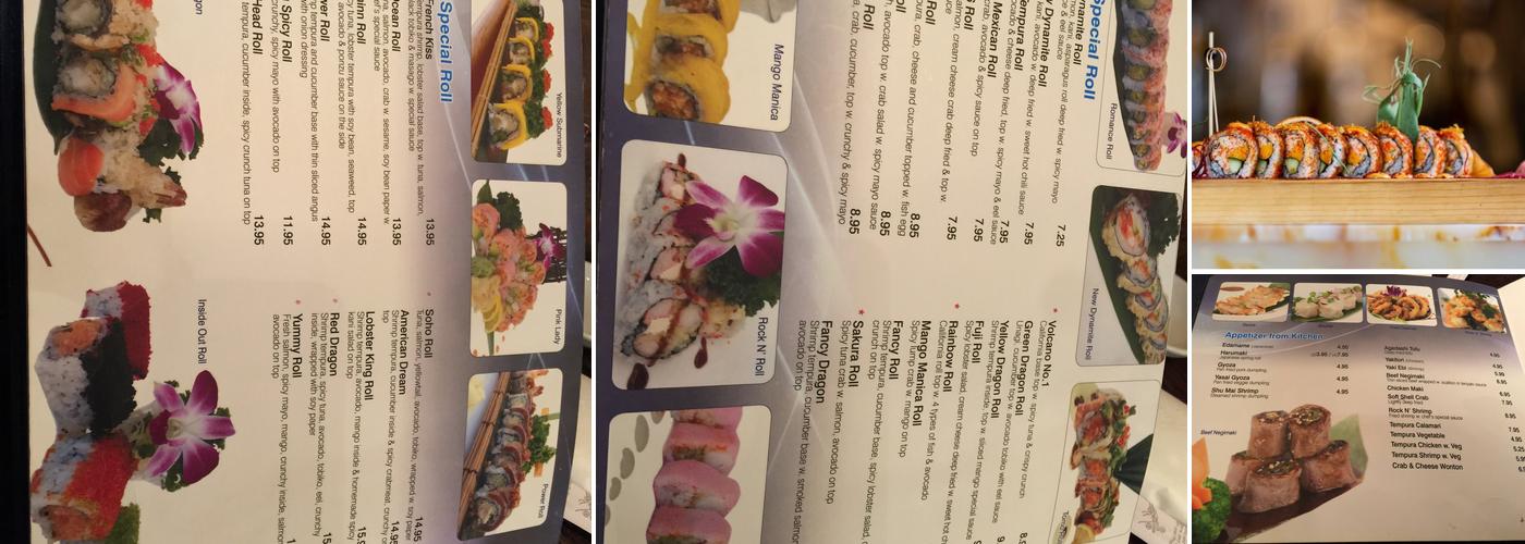 Tank's sushi bistro(WGV) Menu