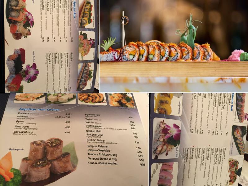 Tank's sushi bistro(WGV) Menu