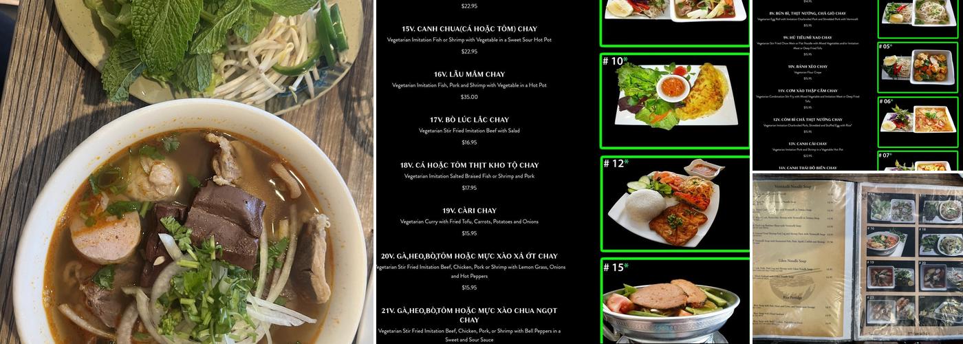 Phở 21 Menu