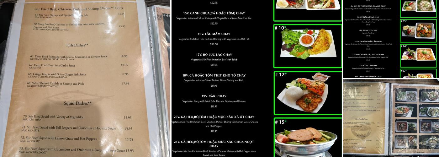 Phở 21 Menu