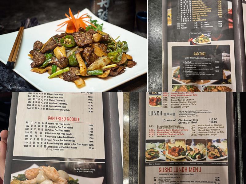 Yen's Kitchen & Sushi Bar Menu