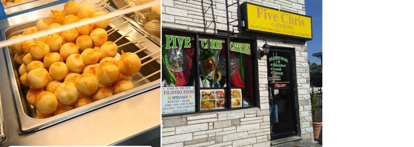 Five Chris Catering Menu