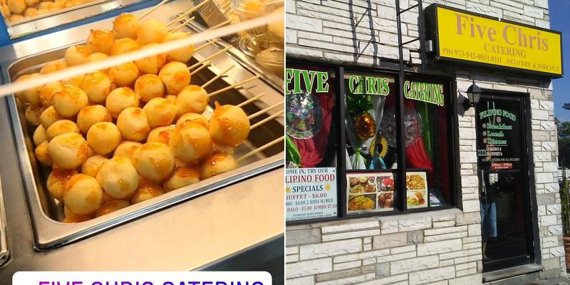 Five Chris Catering Menu