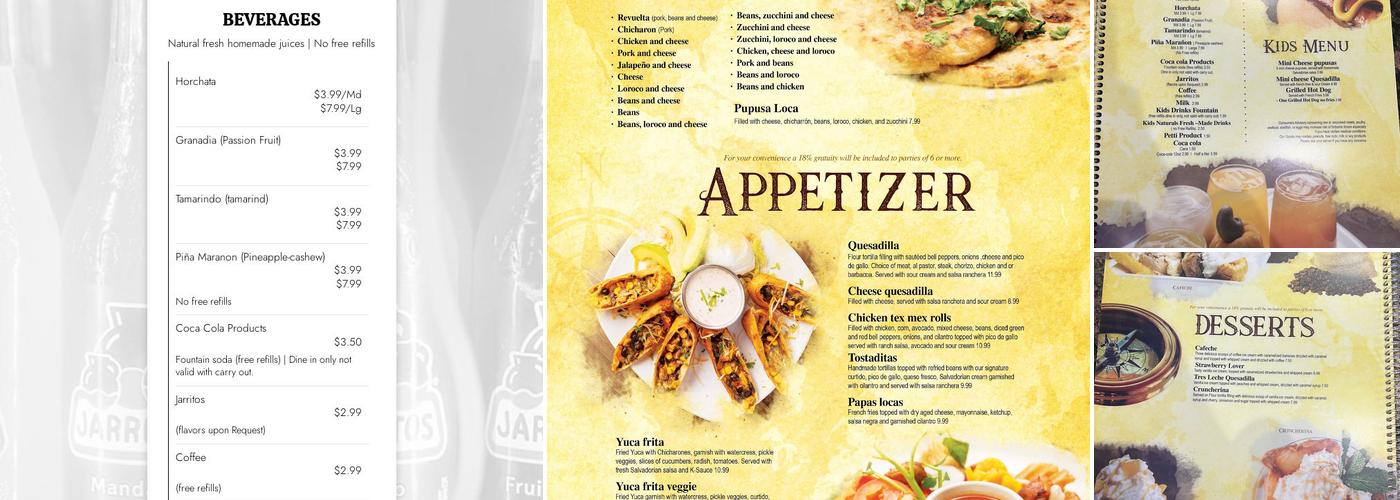 Ranchero Kitchen Menu
