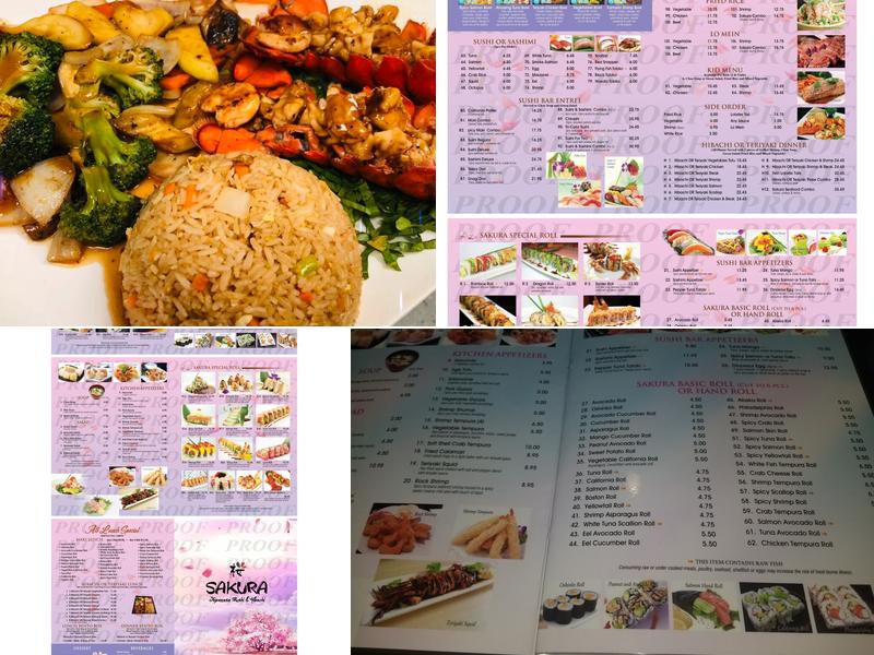 Sakura Shippensburg Menu