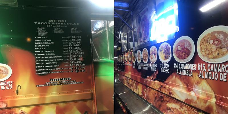 Taqueria Express #4 Menu