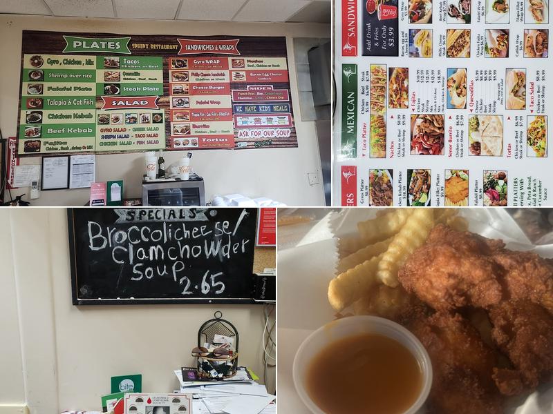 Sphinx Gyro & Mexican Menu