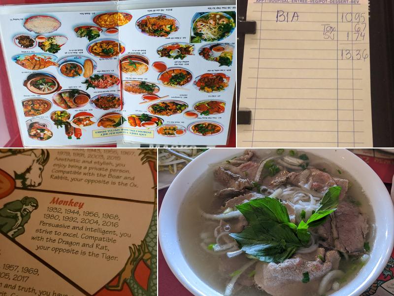 Phan's Garden Restaurant Menu
