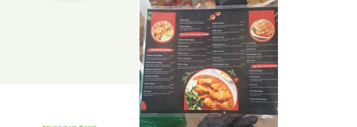 India's Harvest Menu