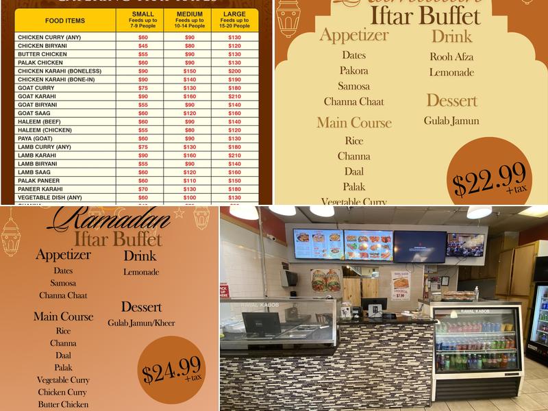 Rawal Kabob Menu