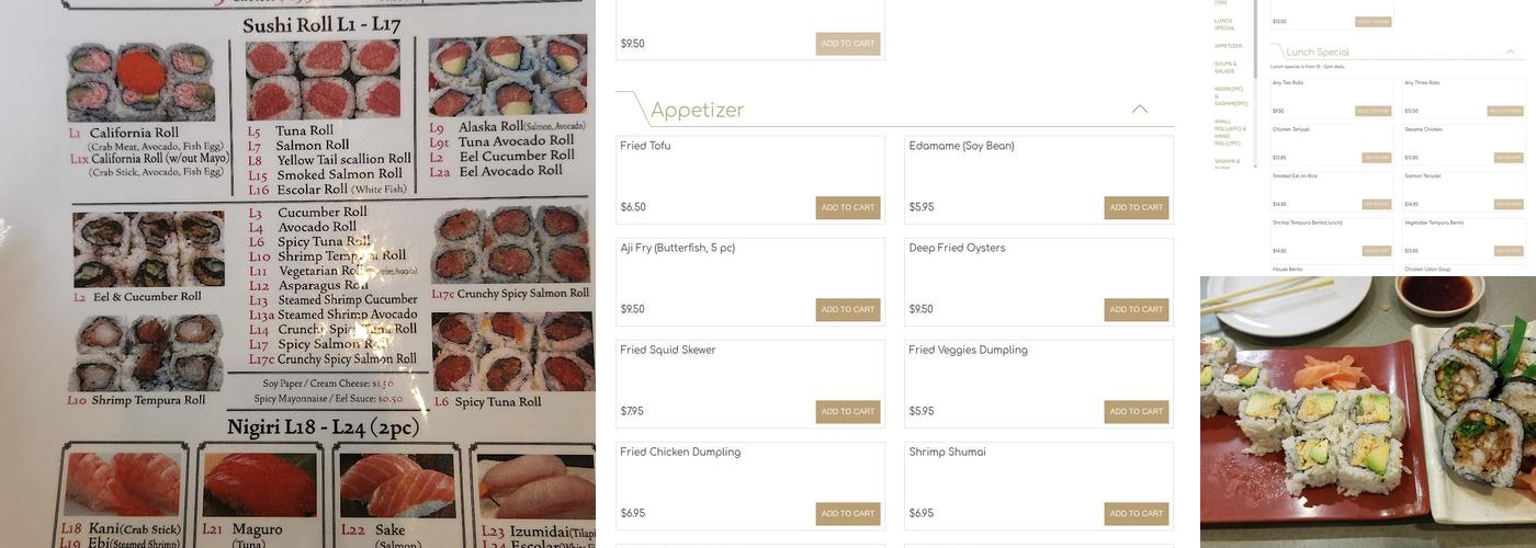 Sushi House Menu