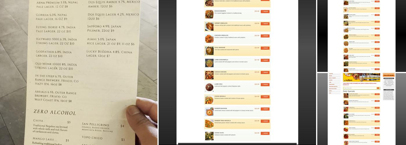 Himalayan Cuisine Menu