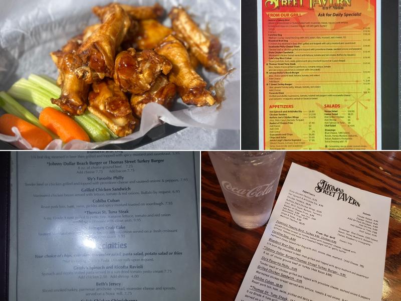 Thomas Street Tavern Menu