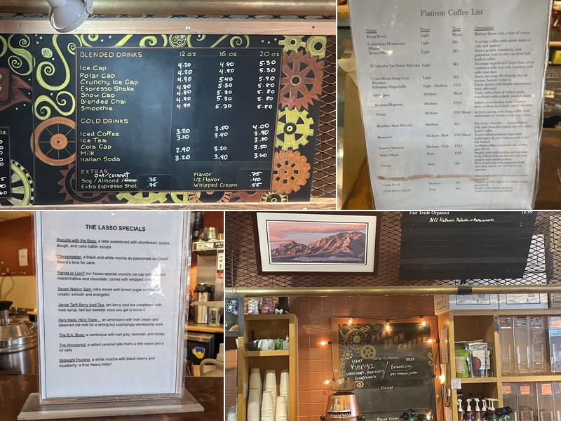 Flatiron Coffee Menu
