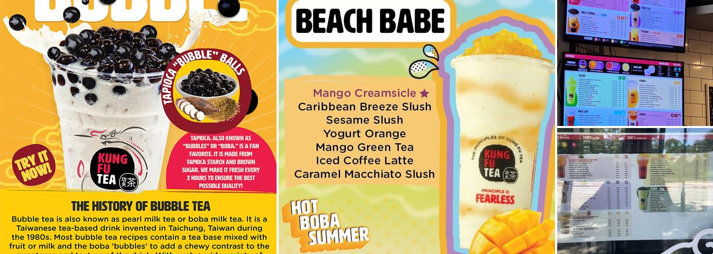 Kung Fu Tea Menu